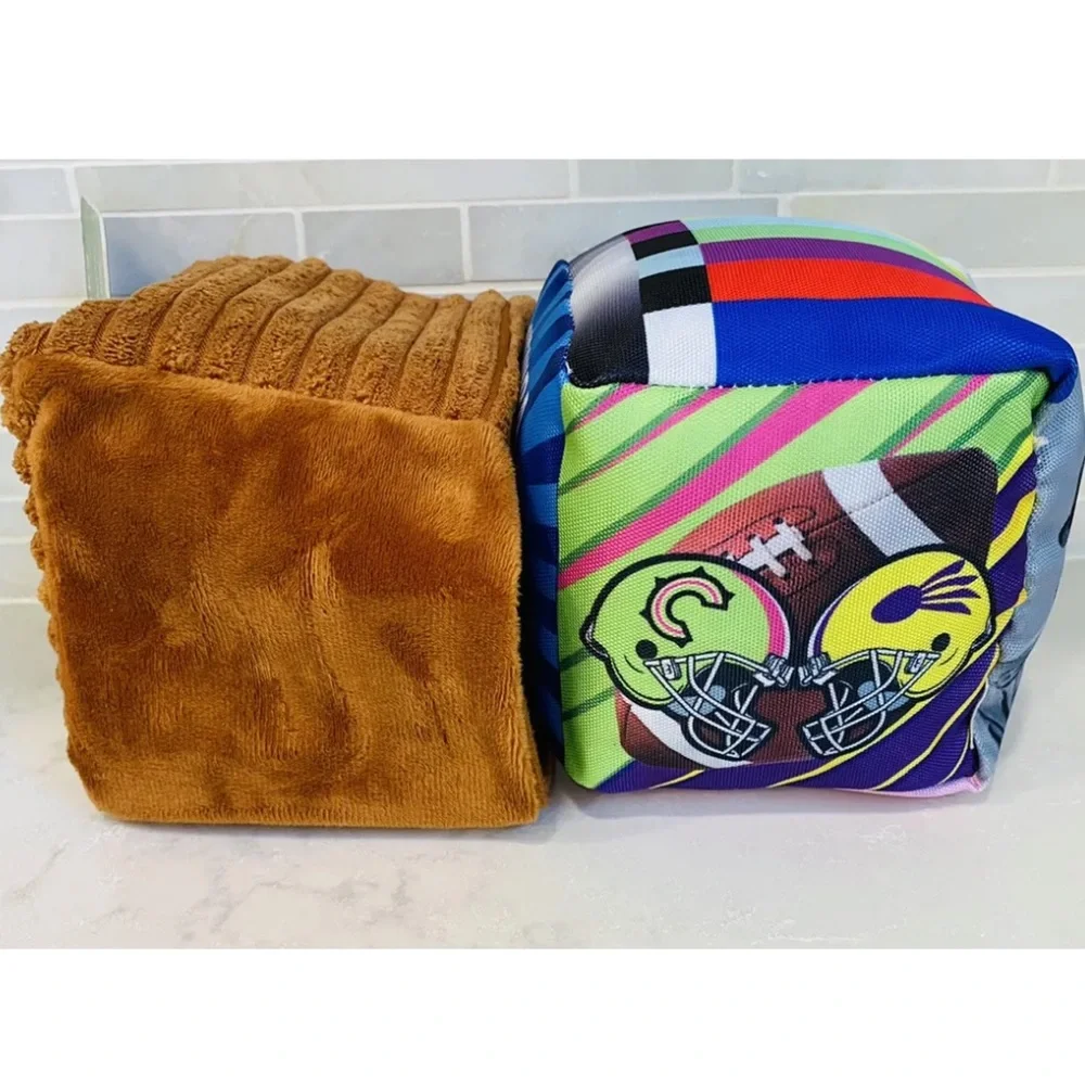 NEW Bark Box Squeak-O-Vision TV Barkbox Large Squeaker Crinkle 2 Part Dog Toy - Picture 5 of 8